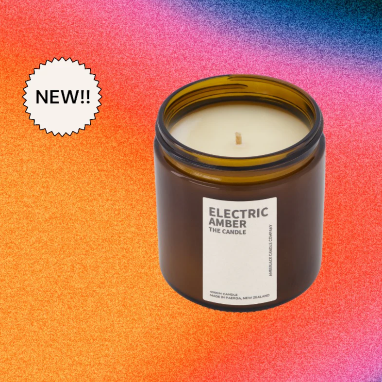 Electric Amber Candle