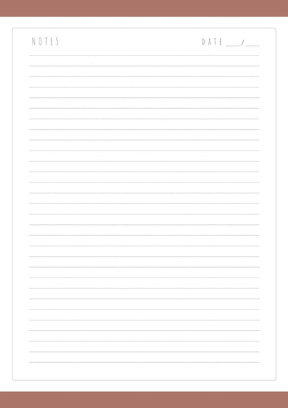 A blank page with lines titled &