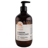 500mL bottle of Holistic Hair Hydrating conditioner on white background. 